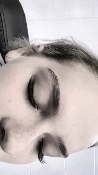 Ibrows and lashes studio#Lash extensions #eyebrows threading #lovely clients.
